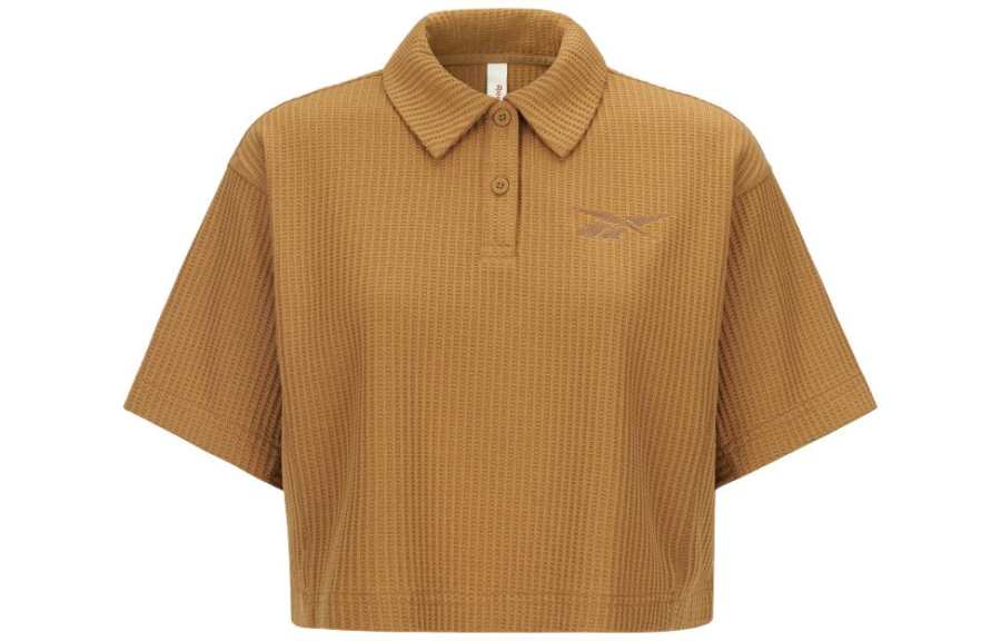 Reebok Polo Shirt Women's Brown
