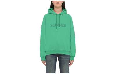 Sunnei Logo Embroidered Hoodie