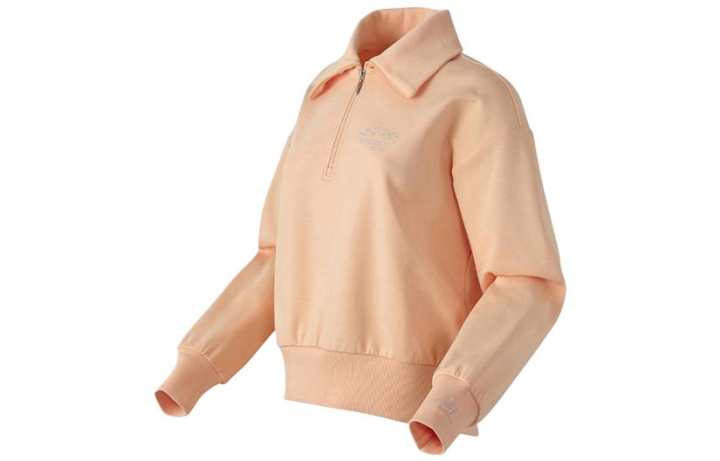 New Balance New Balance Sweatshirts Women's Orange Lapel Moderate Regular