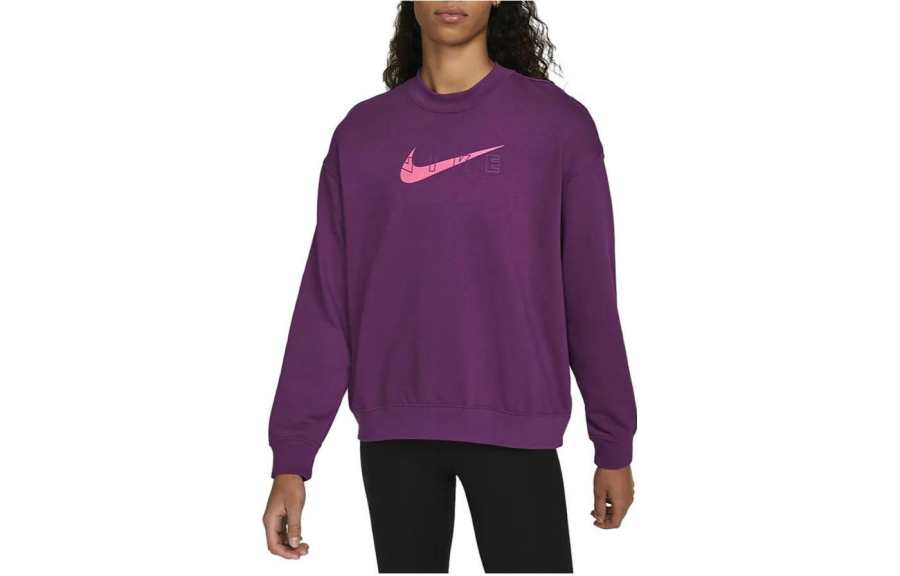 Nike Nike Sweatshirts Women's Purple Crew Neck Moderate Other