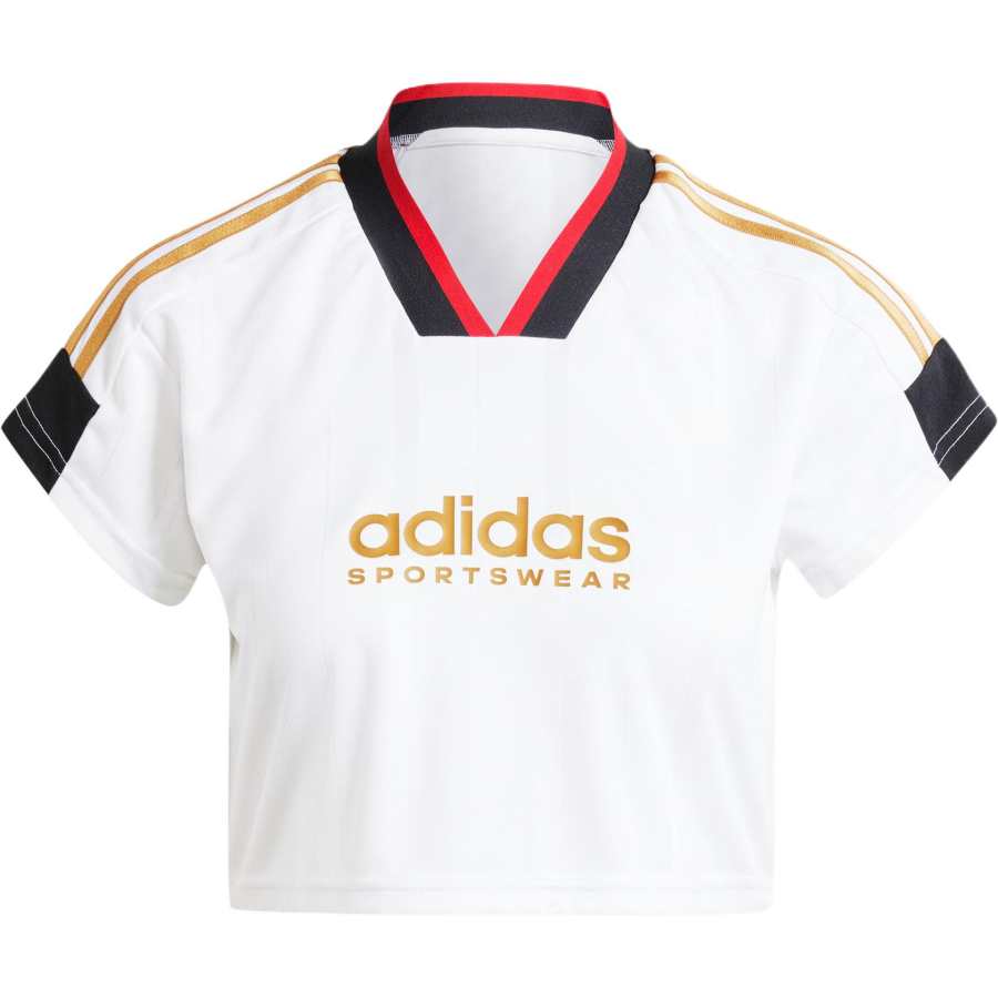 Adidas Adidas Tiro Cut T Shirts Women's White V Neck Moderate Other