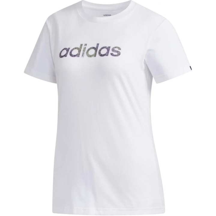 Adidas Adidas T Shirts Women's White Crew Neck Moderate