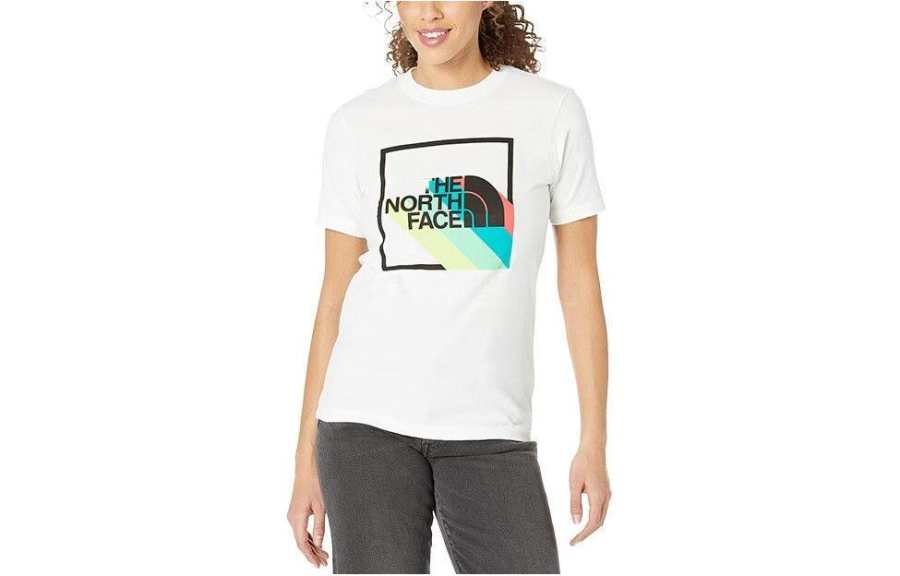 THE NORTH FACE T Shirts Women's White Crew Neck Moderate Other
