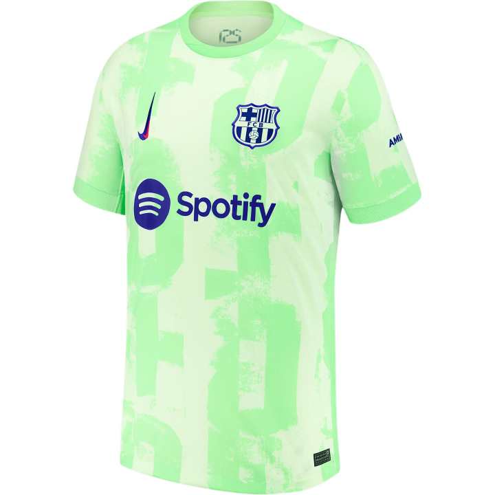 Nike Nike Barcelona FW24 Soccer Jersey Men's Yellow Green