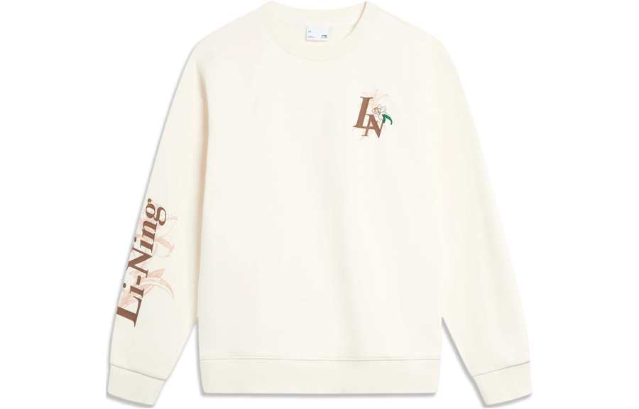 Li-Ning Li Ning Sports Fashion Collection Sweatshirt Women's Ecru