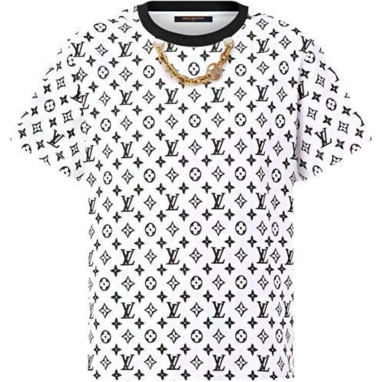 LOUIS VUITTON Drop Shoulder Sleeve T Shirt Women's White