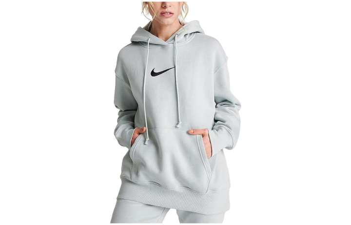 Nike Nike Sweatshirts Women's Light Silver Hooded Moderate Regular