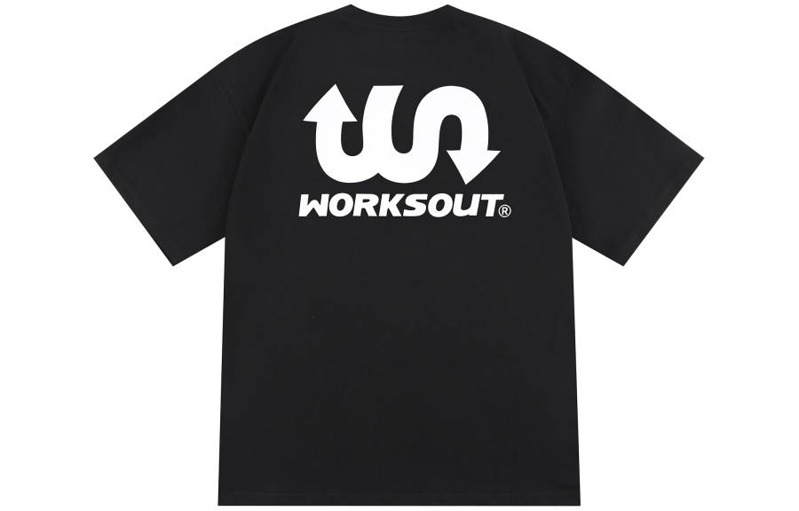 NICEBAD WORKSOUT Drop Shoulder Sleeve T Shirt Unisex