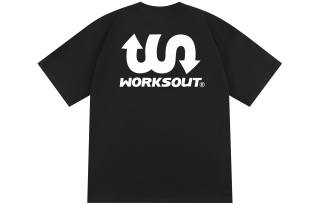 NICEBAD WORKSOUT Drop Shoulder Sleeve T Shirt Unisex