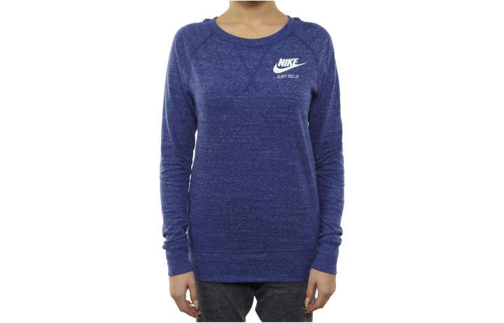 Nike Nike T Shirts Women's Blue Crew Neck Moderate Straight Fit