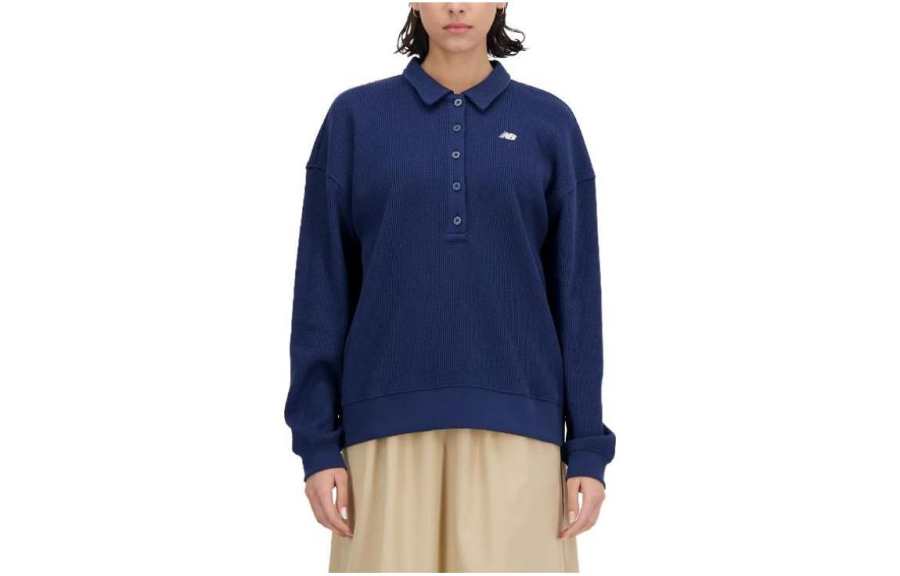 New Balance New Balance Polo Shirts Women's Blue Polo Collar Moderate Other