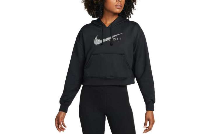 Nike Nike Sweatshirts Women's Black Hooded Moderate Regular