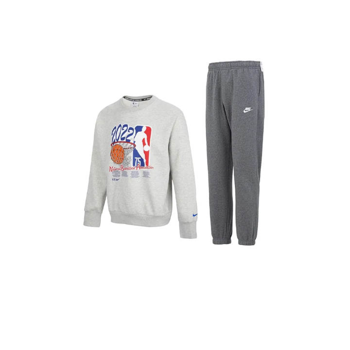 Nike Nike X NBA Sweatshirt Sets Men's Crew Neck Thickened