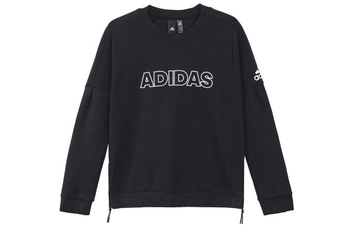 Adidas Adidas Sweatshirts Women's Black Crew Neck Moderate Other