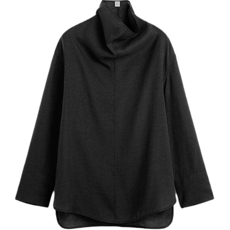 TOTEME Funnel neck Organza Blouse