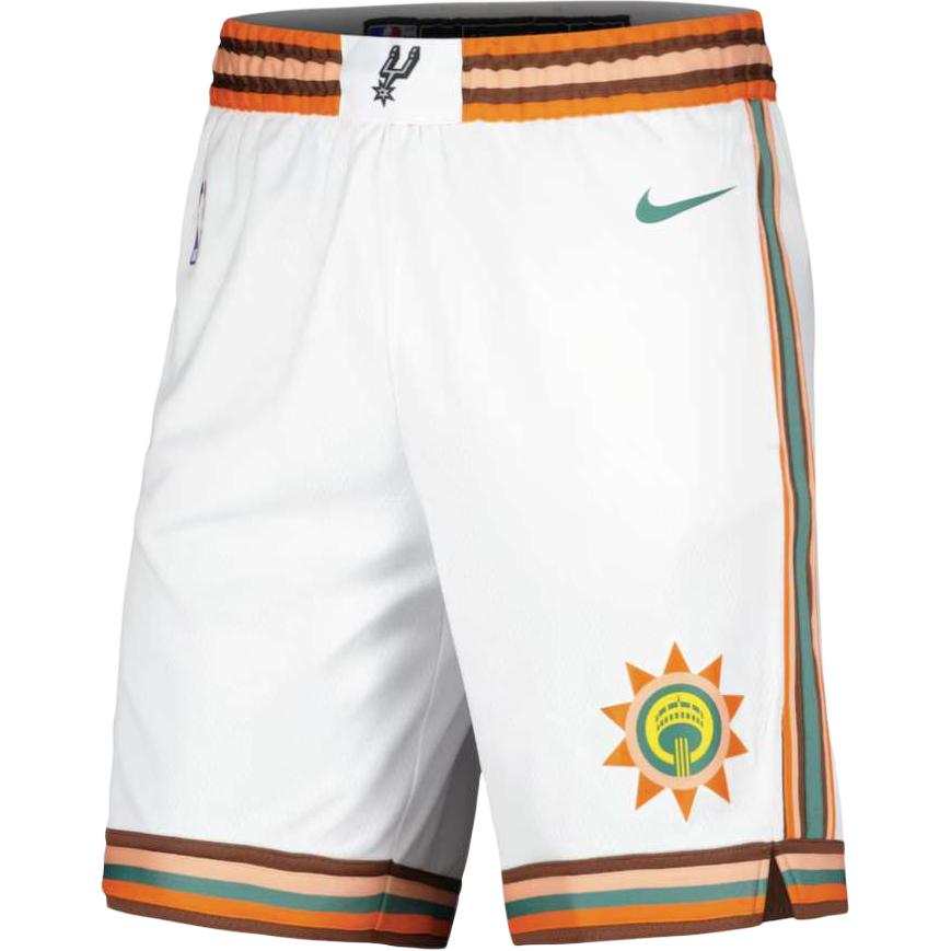 Nike Nike San Antonio Spurs Basketball Shorts Unisex White
