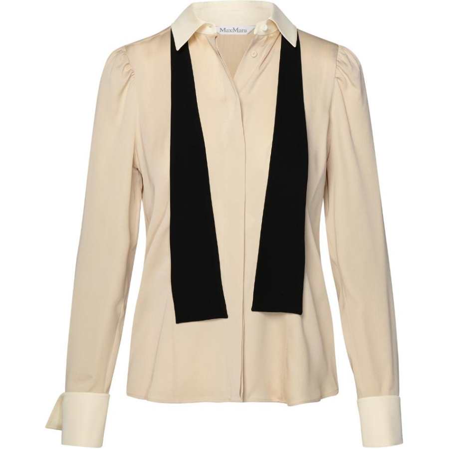 MaxMara MaxMara Button Detailed Long-Sleeved Blouse