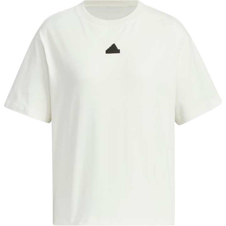 Adidas Adidas Dance Drop Shoulder Sleeve T Shirt Women's Jade White