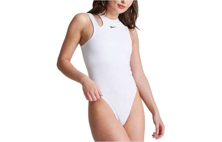Nike Nike Bodysuits Women's White Crew Neck