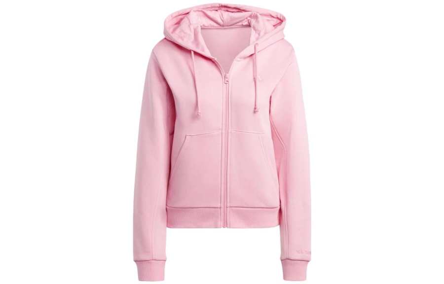 Adidas Adidas Sweatshirts Women's Pink Hooded Moderate Other