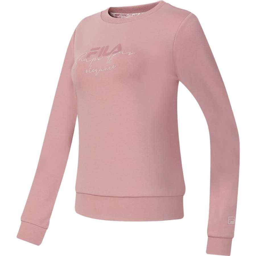 FILA FILA Sweatshirt Women's Dark Ruby Red