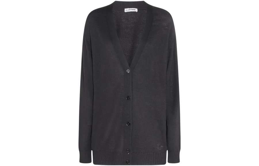 Jil Sander V-neck fine-knit cardigan