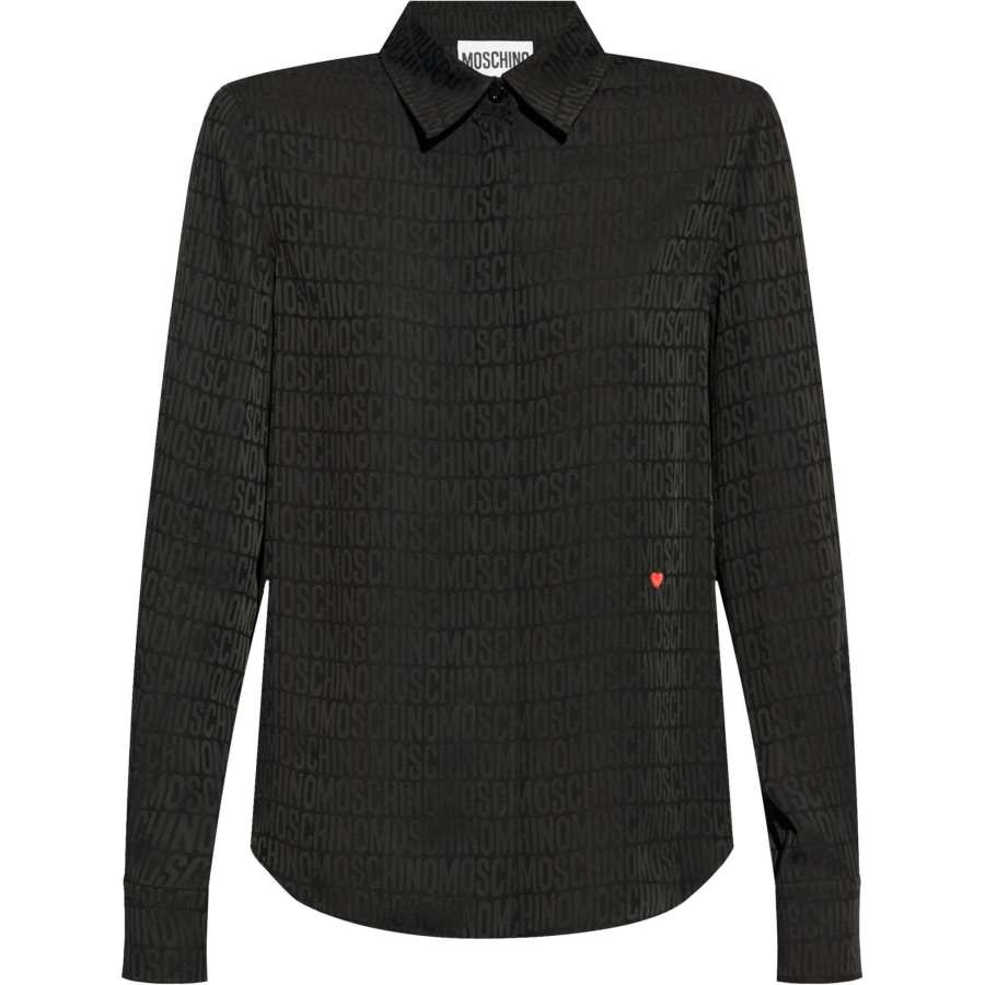 MOSCHINO All over Logo Print Shirt
