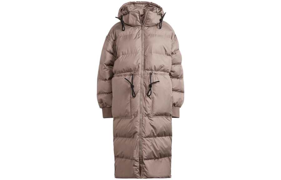 Adidas Adidas By Stella Mccartney Long Padded Winter Jacket Jackets & Coats Women's Brown