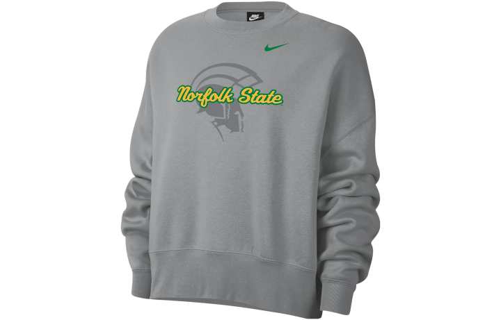 Nike Nike Sweatshirts Women's Gray Crew Neck Moderate Regular