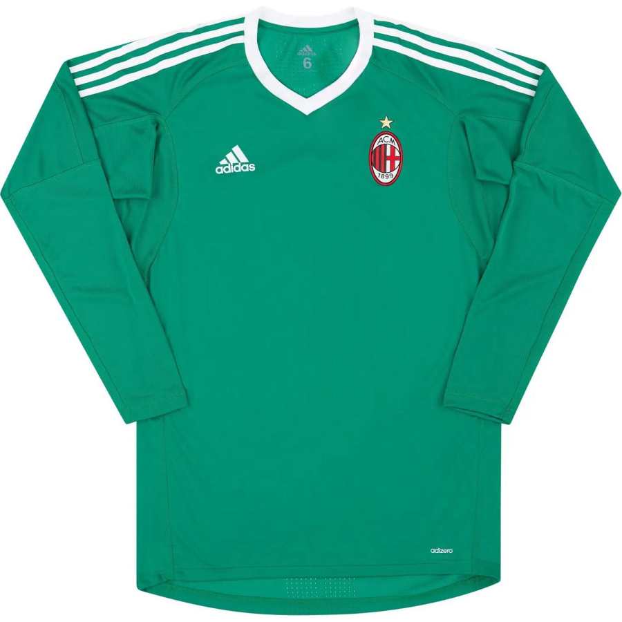 Adidas Adidas 2017/18 Season, Serie A League AC Milan Player Issue Soccer Jersey Player Edition Unisex Green
