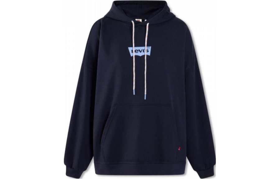 Levis Sweatshirts Women's Blue Hooded Moderate Other