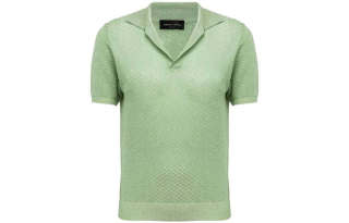 ROBERTO COLLINA SS23 Polo Shirt Women's Light Green