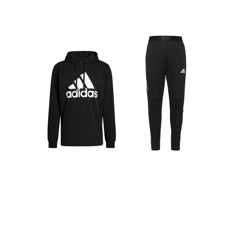 Adidas Adidas Sweatshirt Sets Men's Hooded Moderate