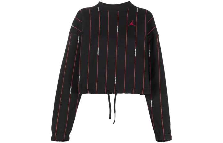 Jordan Jordan ESSENTIALS Sweatshirts Women's Black Crew Neck Moderate Regular