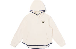Lee Xline Sweatshirts Women's White Hooded Thickened Regular