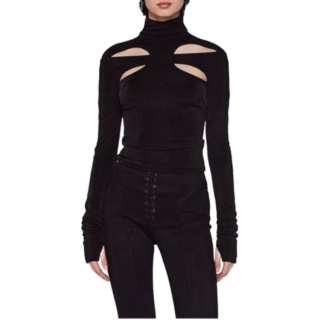 Misbhv Shirts Women's Black Turtleneck Moderate Other