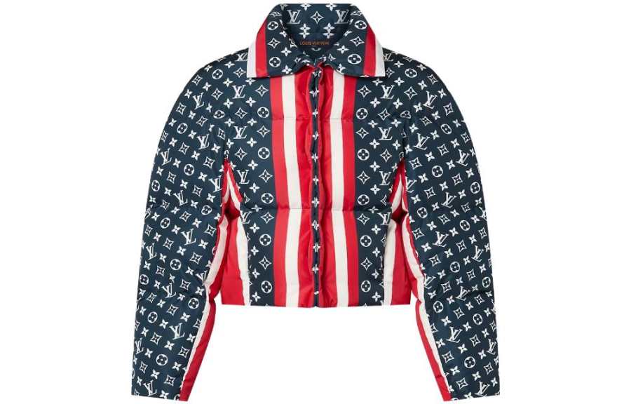 LOUIS VUITTON LOUIS VUITTON Tricolor Monogram Puffer Jacket