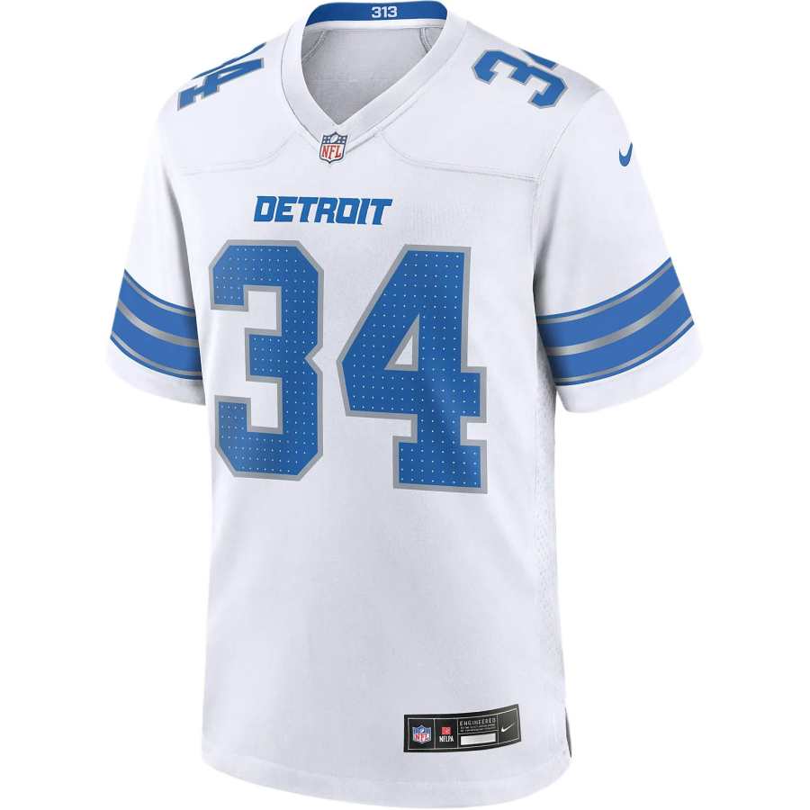 Nike Nike Alex Anzalone Detroit Lions Men's Nike Nfl Game Football Jersey