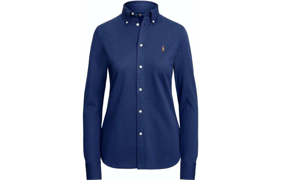 Polo Ralph Lauren FW23 Shirt Classic Version Women's Marine Blue