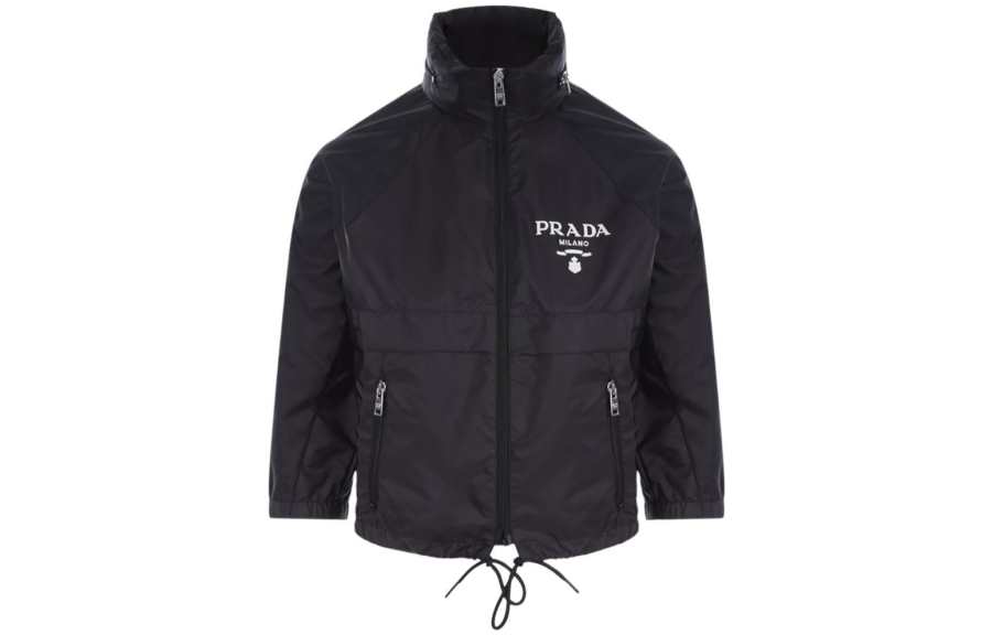 PRADA Prada 2000s concealed-hood jacket