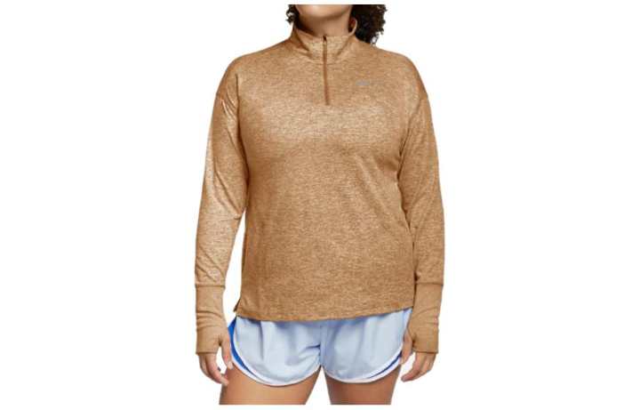 Nike Nike Sweatshirts Women's Light Umber Stand Collar Moderate Other