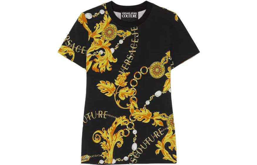 VERSACE JEANS COUTURE T Shirt Women's Black