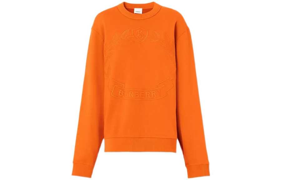 Burberry 【Previous Season】Oak Leaf Crest-embroidered cotton sweatshirt