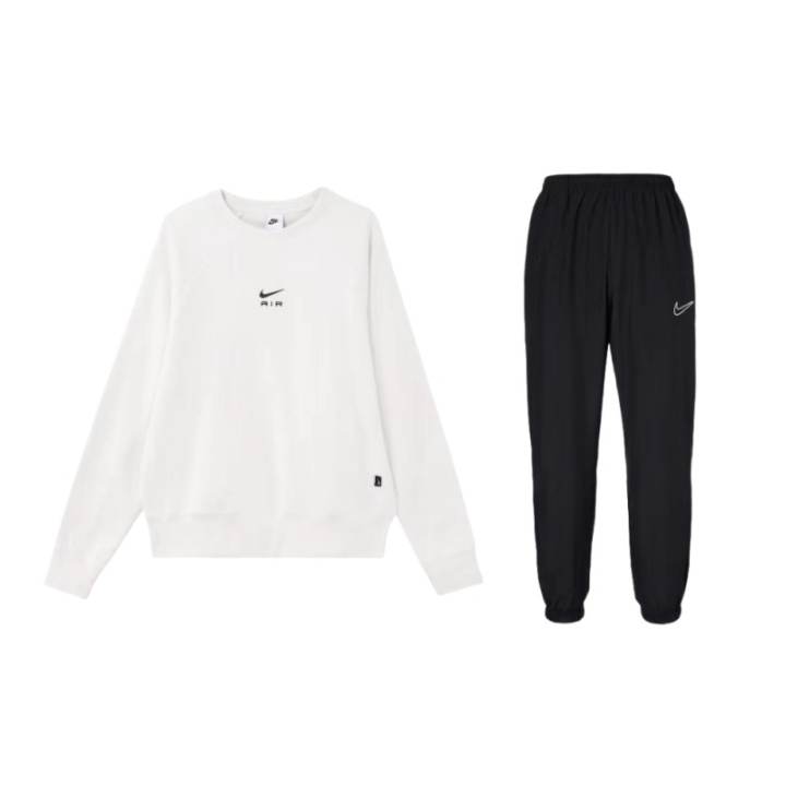 Nike Nike Casual Sportswear Men's Mountain White/Black Crew Neck Moderate