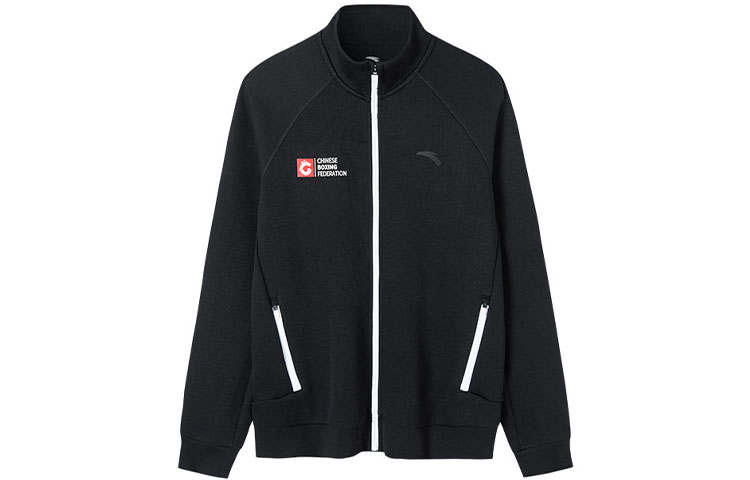 ANTA Variety Training Collection Jackets Women's Black Stand Collar Moderate Other