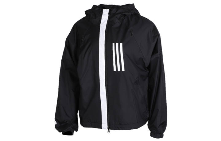 Adidas Adidas Jackets Women's Black Hooded Moderate Other