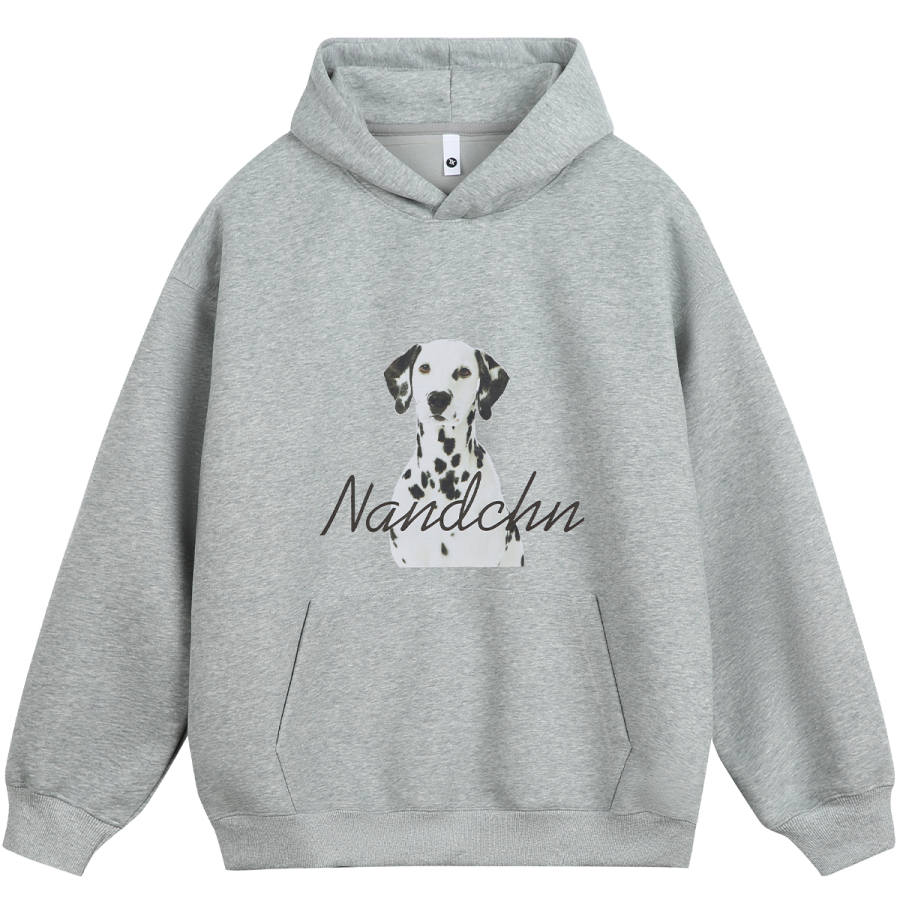NANDCHN Sweatshirts Unisex Hooded Moderate Heavyweight