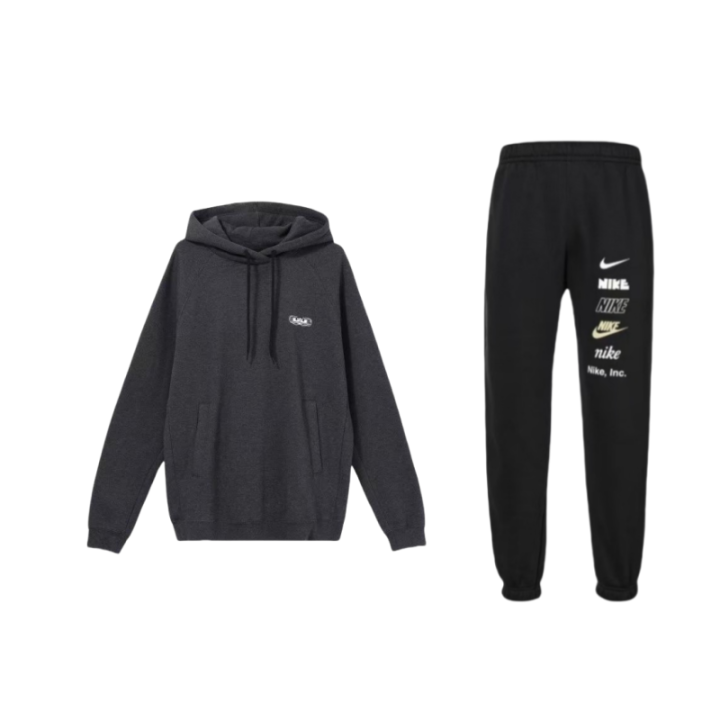 Nike Nike Sweatshirt Sets Unisex Hooded Moderate