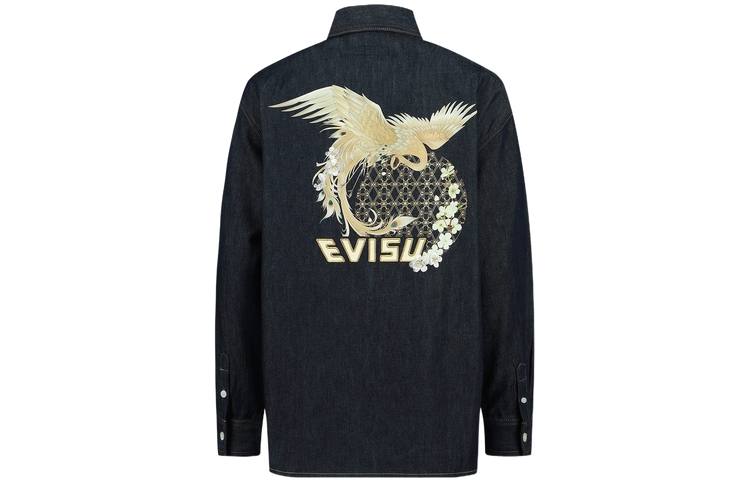 EVISU EVISU SS23 Shirt Spring Fall Women's Denim Blue