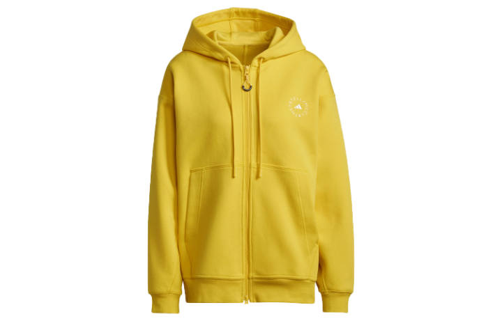 Adidas Adidas X Stella McCartney Jackets Women's Yellow Hooded Moderate Soft Shell
